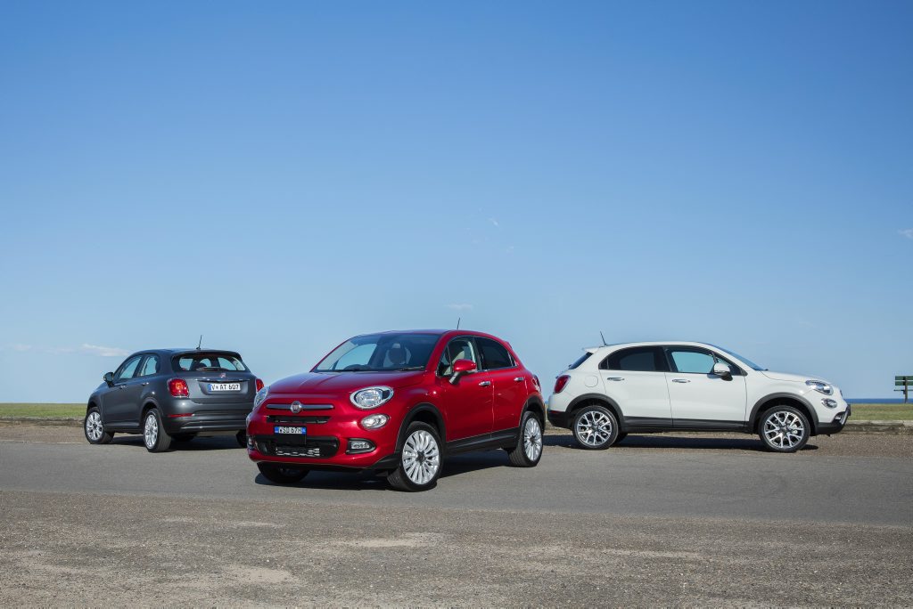 Fiat 500X range. Fiat 500X range.